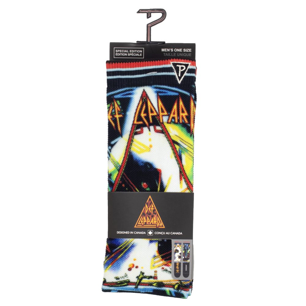 Def Leppard - Hysteria Dye Sub Chaussettes - Noir